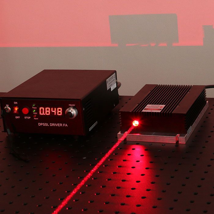 633nm 1500mW 고성능 반도체 레이저 빨간색 레이저 소스